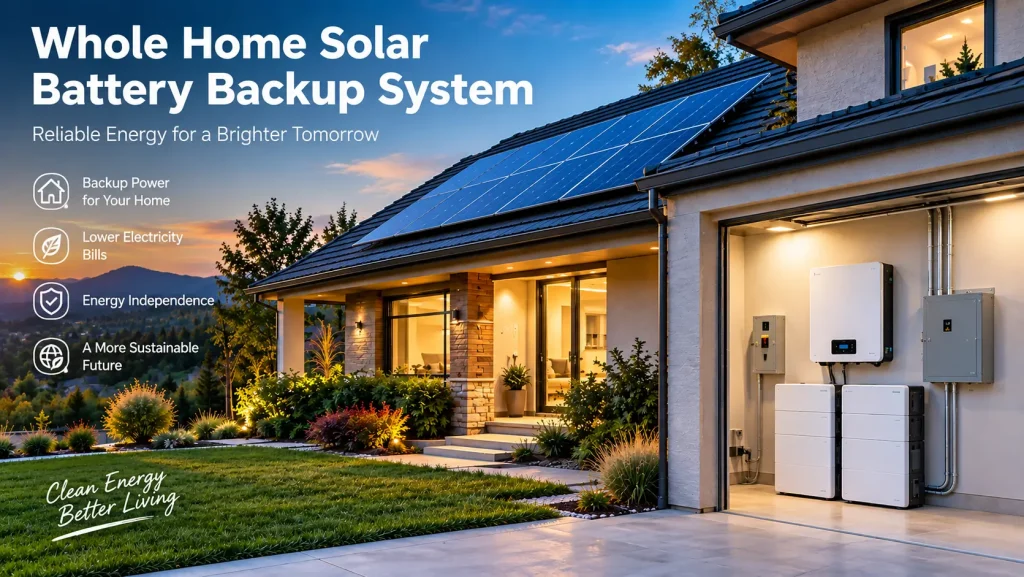 Inverter power vs battery capacity showing the difference between kW and kWh for home battery backup